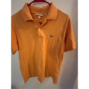 Lacoste Orange Polo Shirt